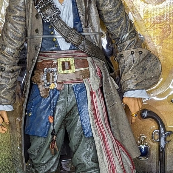 Disney Talking Jack Sparrow Pirates of the Caribbean Dead Man's Chest 15" - Picture 11 of 13